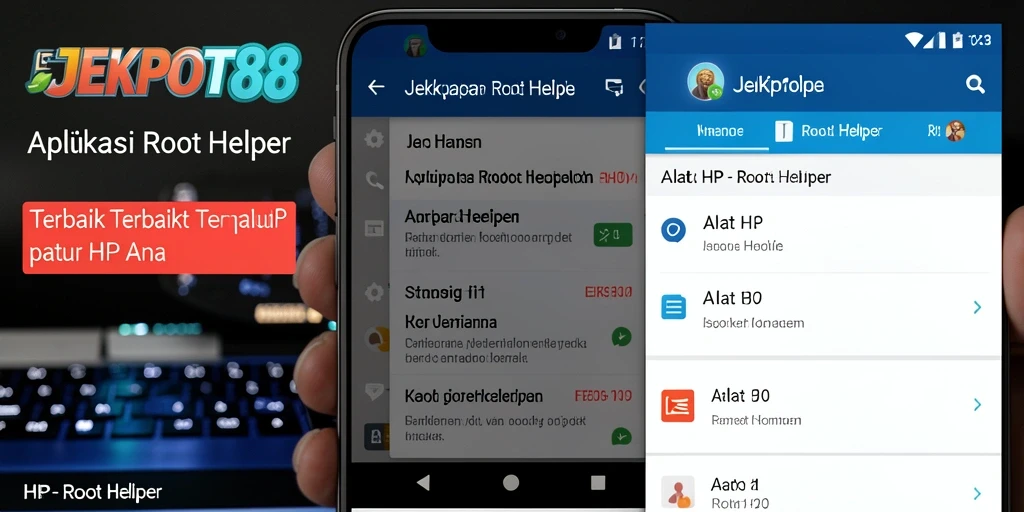 Tampilan antarmuka aplikasi JEKPOT88 yang intuitif dan mudah digunakan.