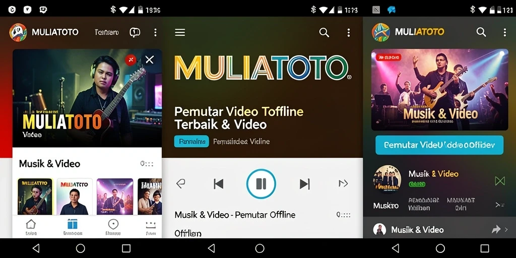 Tampilan antarmuka MULIATOTO yang sederhana dan mudah digunakan.