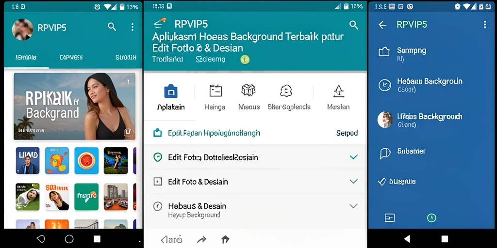 Antarmuka RPVIP5 untuk menghapus background dengan mudah dan cepat.