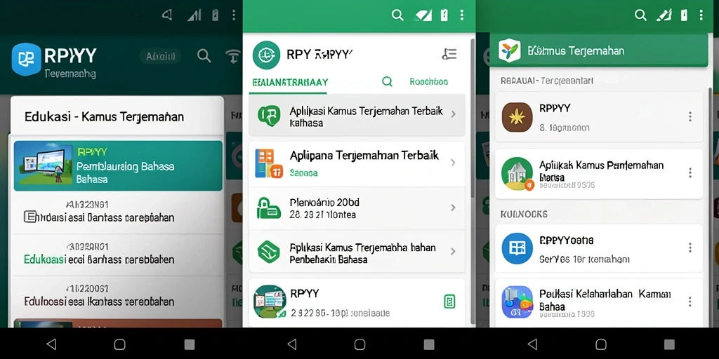 Antarmuka pengguna RPYYY yang sederhana dan fungsional.