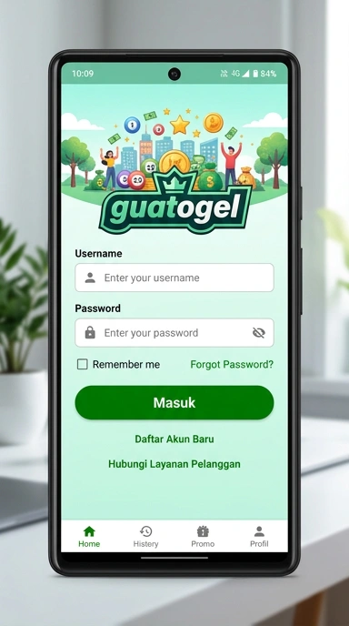 Panduan Masuk Akun Guatogel untuk Android